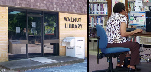 Walnut library banner