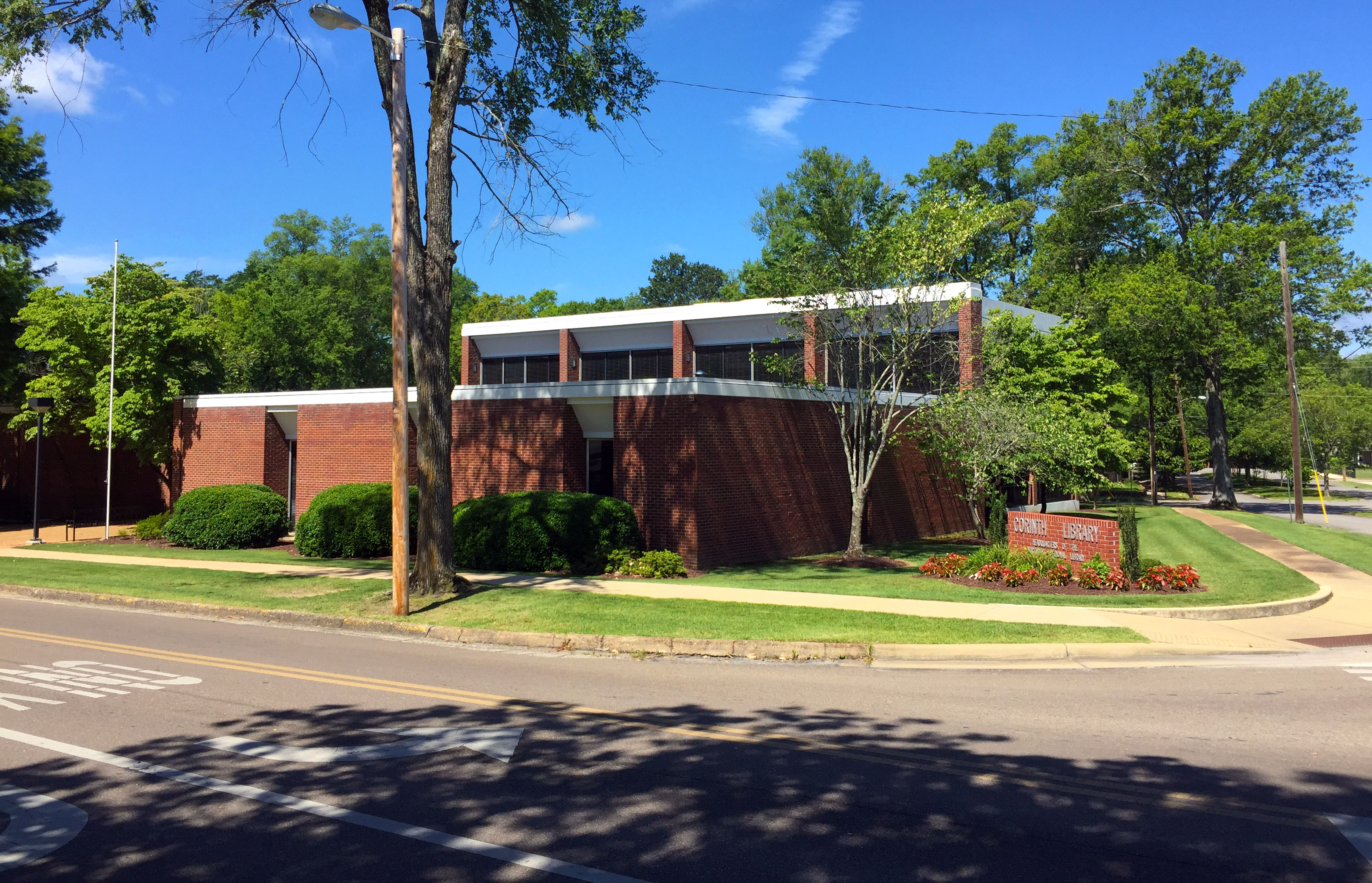 Corinth Library Outside