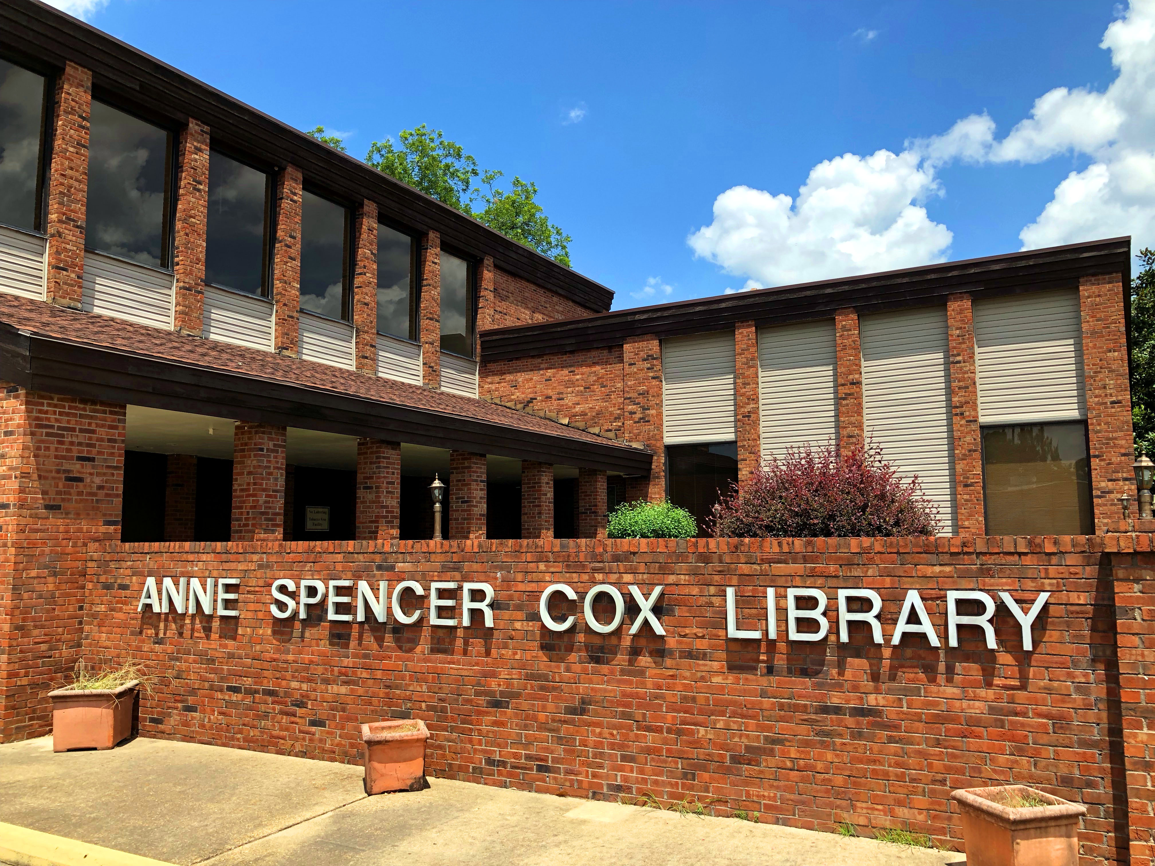 Anne Spencer Cox Library Baldwyn Mississippi