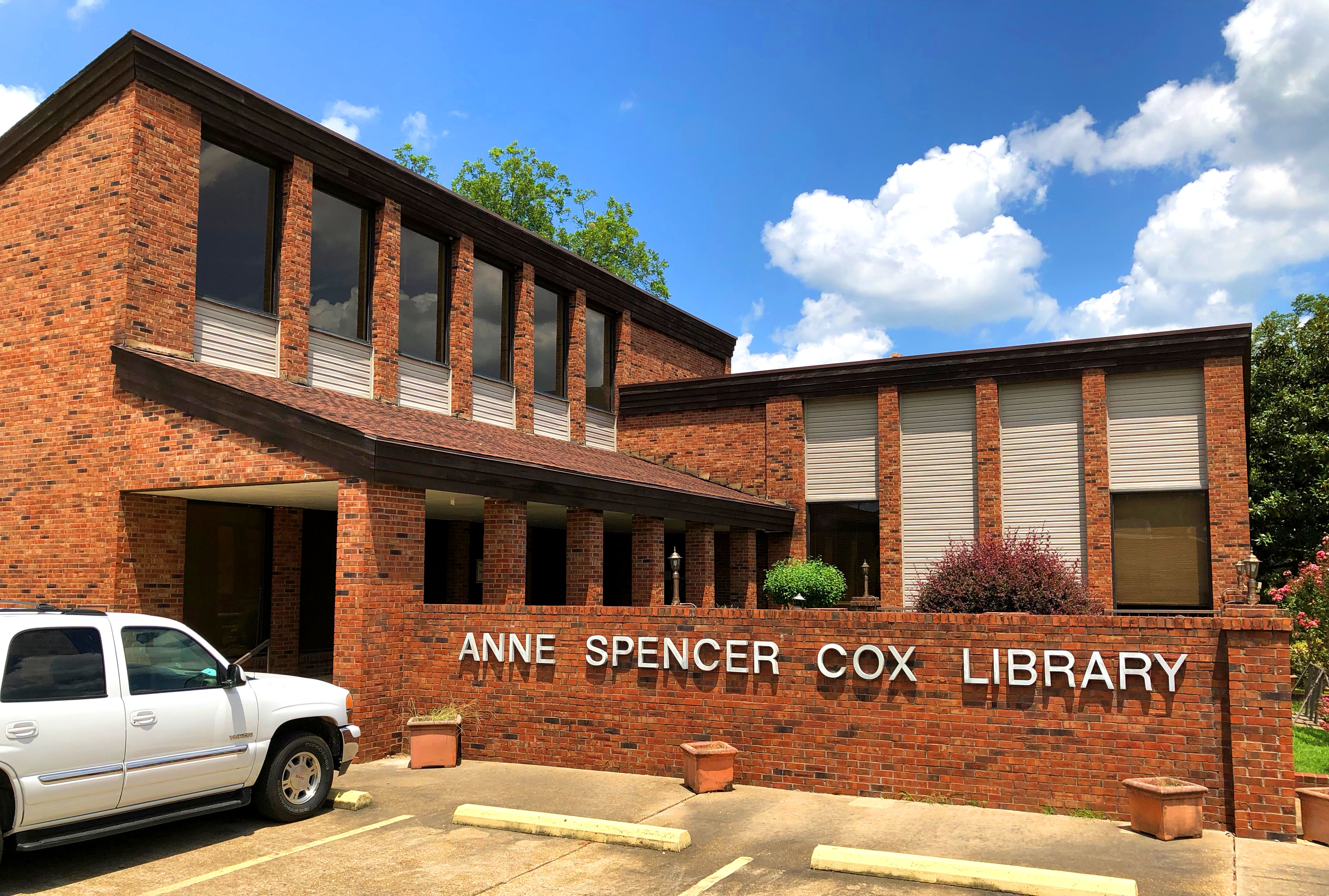 Anne Spencer Cox Library Baldwyn Mississippi