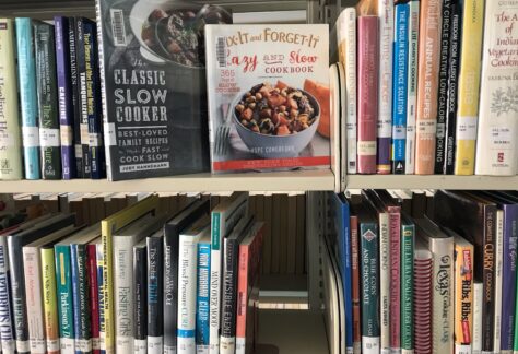 The Burnsville Library has two slow cooker books for checkout.