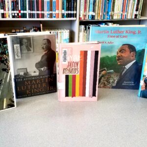 The Tishomingo Library has a Martin Luther King, Jr Display