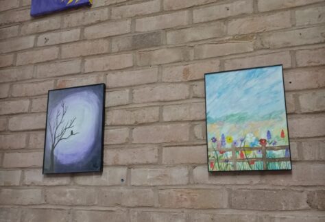 Paintings by Booneville librarian, Sandy Donahue