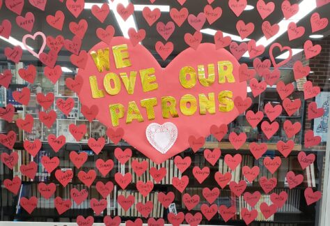 Look at all of the love that's shared for National Library Lovers Month in Corinth!