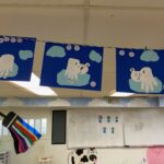 Polar Bear craft made by students attending Belmont’s First Baptist church preschool.