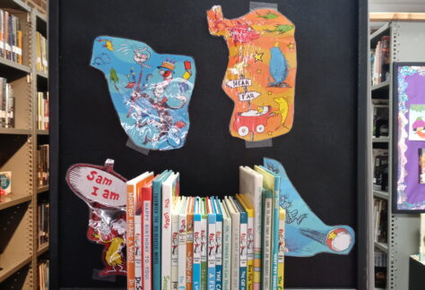 Dr Seuss Display at Blue Mountain Library