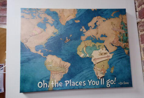 Dr Seuss Display at Blue Mountain Library