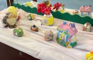 Iuka Library Easter Display, 2022.
