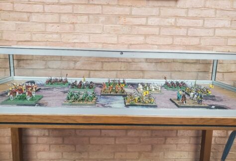 Nathan Horn Mini Figurine Display at the George E. Allen Library