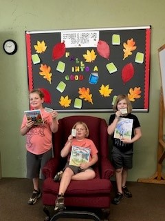 These bothers, Jase, Jaxx and Caleb Thorne, were excited to Sign Up for their own library cards at the Burnsville Public Library.