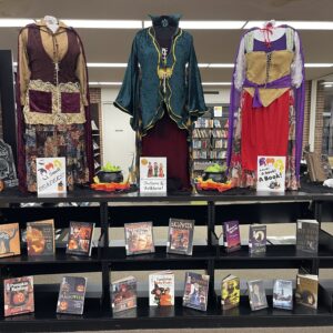 Halloween 2022 Display at the Corinth Library by Amy Alvis