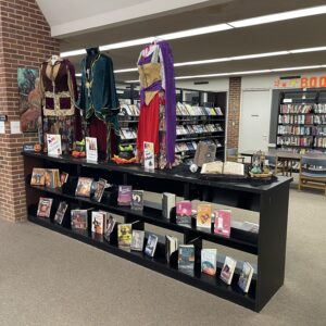 Halloween 2022 Display at the Corinth Library by Amy Alvis