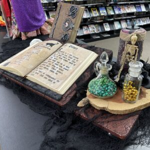 Halloween 2022 Display at the Corinth Library by Amy Alvis