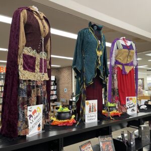 Halloween 2022 Display at the Corinth Library by Amy Alvis