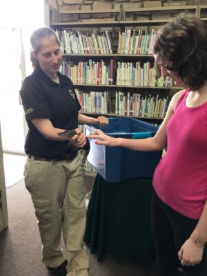 Burnsville Library started Summer Reading with Deb Waz from the MS Museum of Natural Science