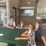 Tishomingo Library had an inhouse scavenger hunt and these kids all earned a free ice cream cone from Sonic!