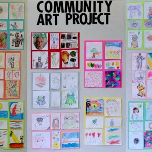 Tishomingo Library community art board