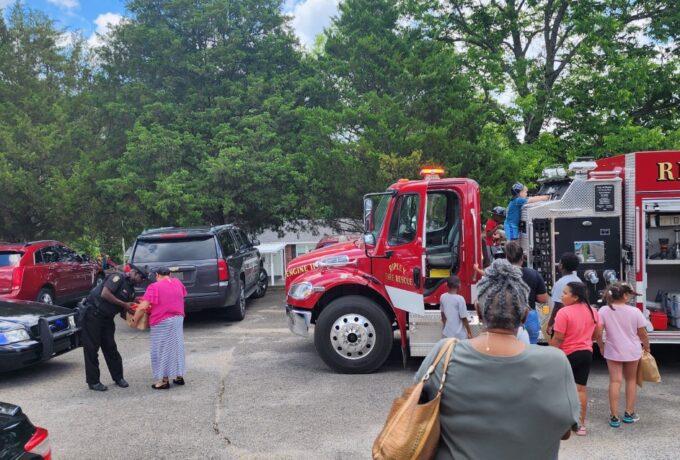 RIPLEY - Fire & Rescue Service with Police Assistance